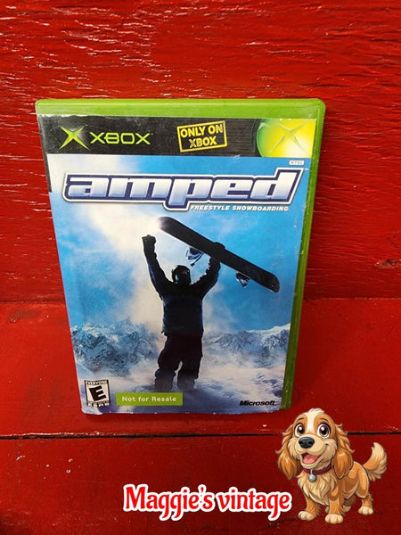 Amped: Freestyle Snowboarding (Microsoft Xbox, 2001) NO MANUAL DISC LIKE NEW