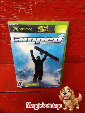 Amped: Freestyle Snowboarding (Microsoft Xbox, 2001) NO MANUAL DISC LIKE NEW