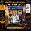 Grand Theft Auto GTA V 5 Premium Online Edition - PS4 ARTWORK ONLY