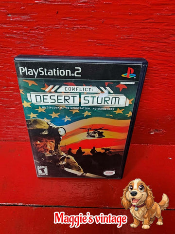 Conflict: Desert Storm (Sony PlayStation 2, 2002) ps2 CIB  *DISC LIKE NEW*