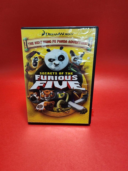 Secrets of the Furious Five DVD, 2009, Widescreen - Kung Fu Panda Like new!