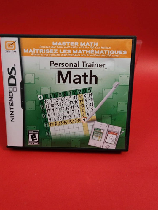 Personal Trainer Math - Nintendo DS - Complete  cleaned and tested CIB