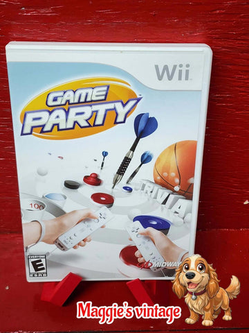 Game Party (Wii, 2007)  *CIB DISC LIKE NEW*