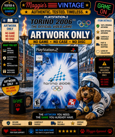 Torino 2006 (Sony PlayStation 2, 2006) PS2 ARTWORK ONLY