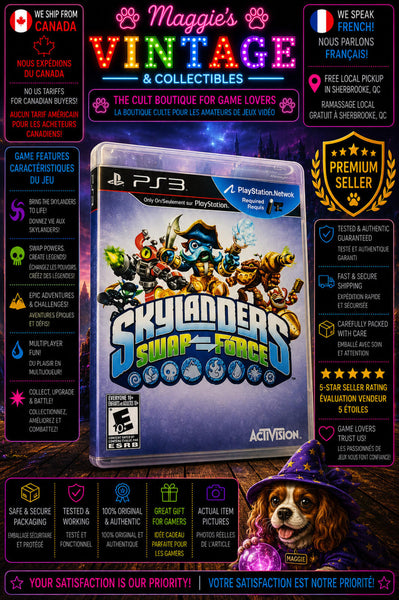 Skylanders Swap Force (Sony PlayStation 3, 2013) PS3 DISC LIKE NEW