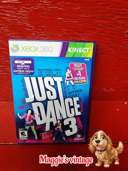 Just Dance 3 (Microsoft Xbox 360, 2011) Complete *DISC LIKE NEW*
