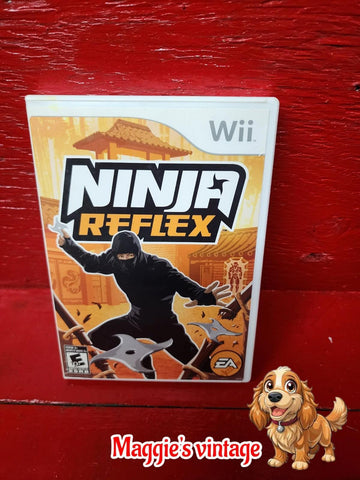 Wii Ninja Reflex (Nintendo Wii) *CIB DISC LIKE NEW*