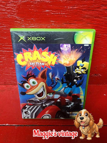 Crash Tag Team Racing (Xbox) Complete CIB W/ Manuals  * CIB DISC LIKE NEW*