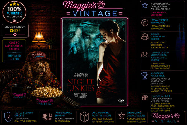 Night Junkies (Lawrence Pearce) - DVD - DISC LIKE NEW ENGLISH Region 1 NTSC