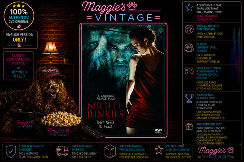 Night Junkies (Lawrence Pearce) - DVD - DISC LIKE NEW ENGLISH Region 1 NTSC