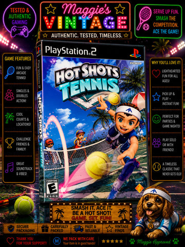 Hot Shots Tennis (Sony PlayStation 2, 2007) PS2 CIB DISC LIKE NEW