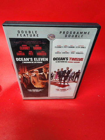 Double Feature: Ocean's Eleven 11  Ocean's Twelve 12 New *BILINGUE LIKE NEW*