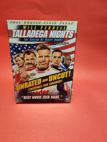 Talladega Nights: The Ballad of Ricky Bobby (DVD, 2006, )  *bilingue like new*