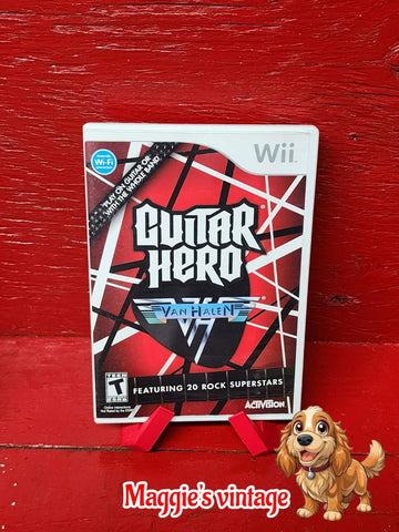 Guitar Hero: Van Halen (Nintendo Wii, 2009) *CIB COMPLETE DISC LIKE NEW* RARE!!!