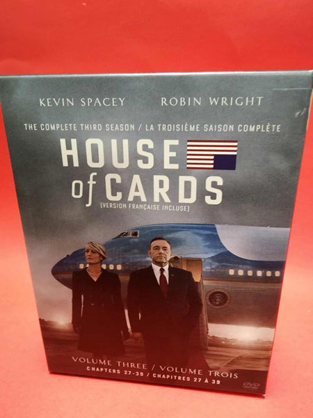House of Cards : Season 3 (DVD, 2015) * BILINGUE LIKE NEW*