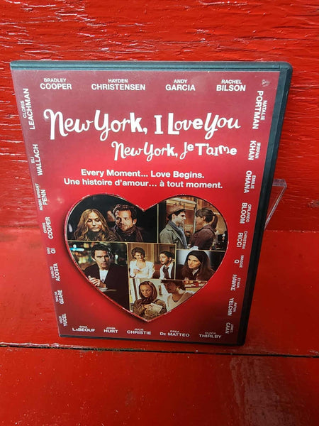 New York, I Love You (DVD, 2010) *BILINGUE DISC  LIKE NEW*