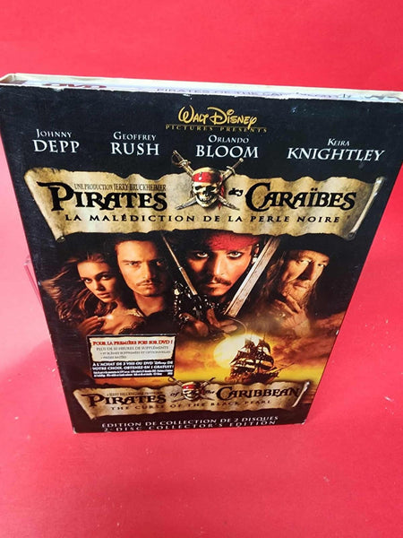 2003 -  DVD - PIRATES DES CARAIBES - JOHNNY DEPP - 2 DISC - * BILINGUE LIKE NEW*