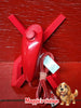 Nintendo Wii Nunchuck Controller Red Official Nintendo CLEANED AND TESTED