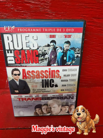 Rues De Sang / Assassins, INC. / Transsiberian (VVS Triple Feature) *BILINGUE