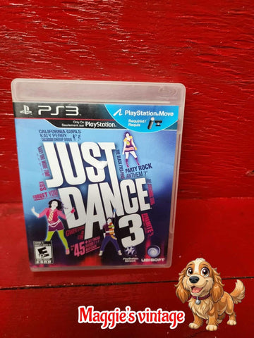 Just Dance 3 (Sony PlayStation 3, PS3 2011)  *CIB DISC LIKE NEW*