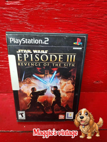 Star Wars Episode III: Revenge of the Sith (Sony PlayStation 2) *CIB DISC LIKE N
