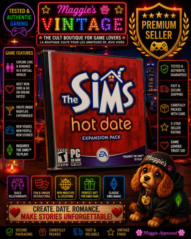 The Sims Hot Date Expansion Pack PC GAME disc like new