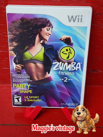 ZUMBA FITNESS 2 - WII *CIB COMPLETE DISC LIKE NEW*