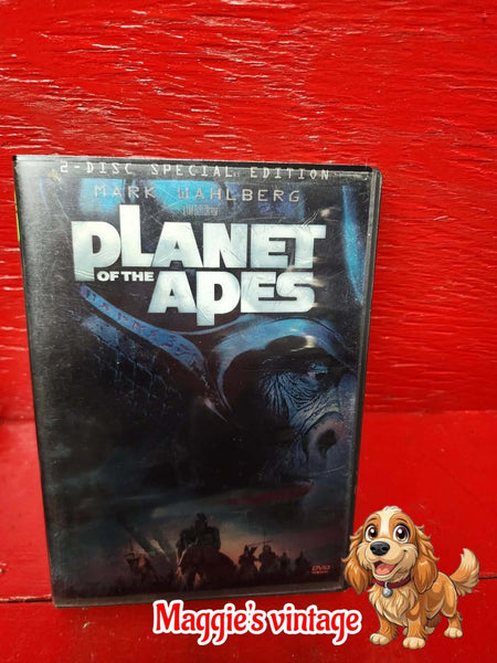 Planet of the Apes (DVD, 2001, 2-Disc Set, *BILINGUE DISC LIKE NEW*