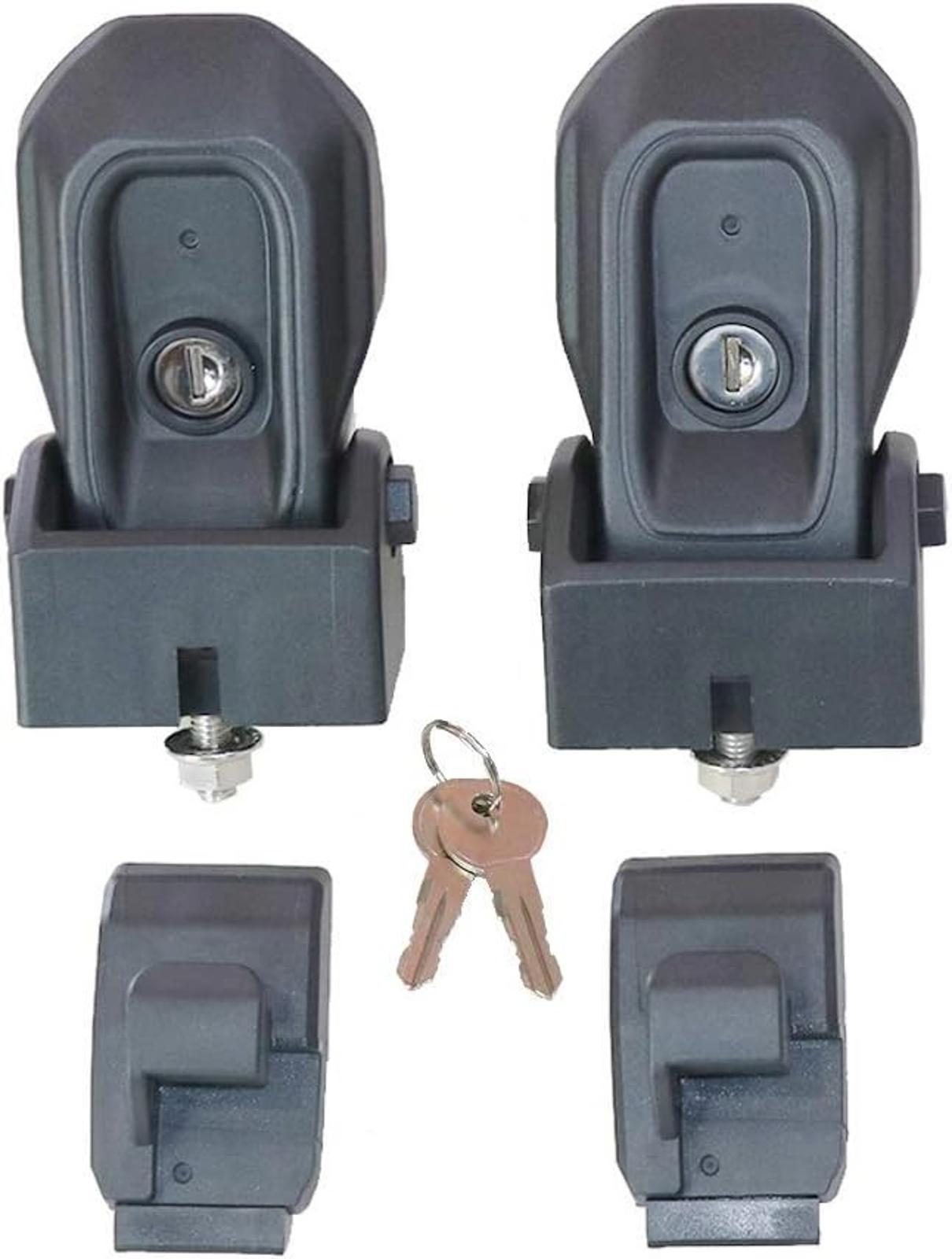 JL Hood Latch with Keys, Original Factory Locking Hood Latches Kit for 2018-2023