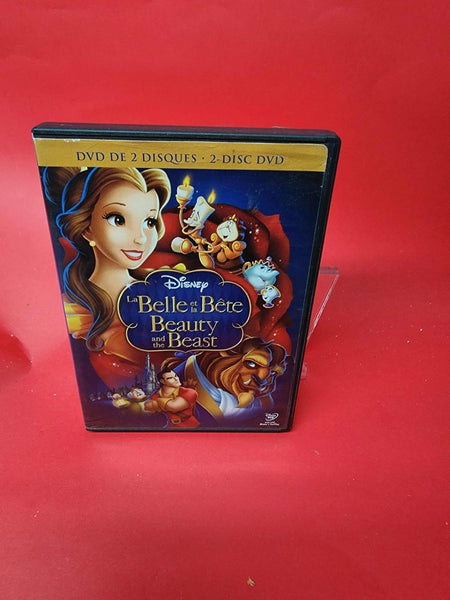 Beauty and the Beast Disney DVD Movie 2 Disc Set Classic *bilingue like new*