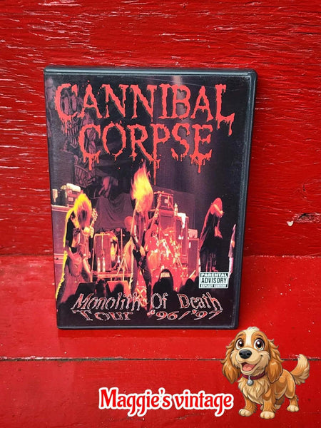 Cannibal Corpse Monolith of Death Tour 96/97 (DVD, 1996) *DISC LIKE NEW*