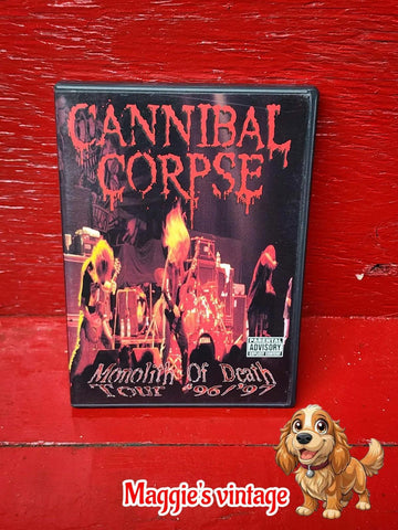 Cannibal Corpse Monolith of Death Tour 96/97 (DVD, 1996) *DISC LIKE NEW*