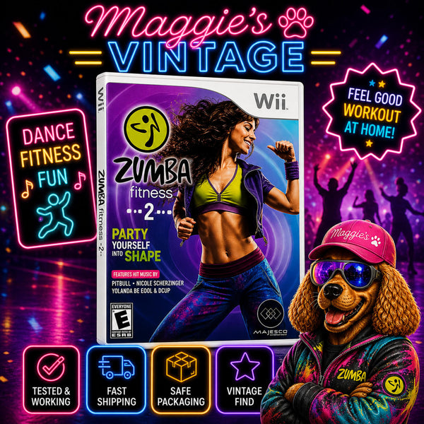 Zumba Fitness 2 (Nintendo Wii, 2011)  CIB DISC LIKE NEW
