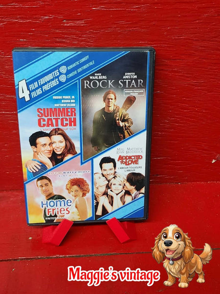 Summer Catch  Rock Star  Home Fries  Addicted To Love - DVD -  *BILINGUE*