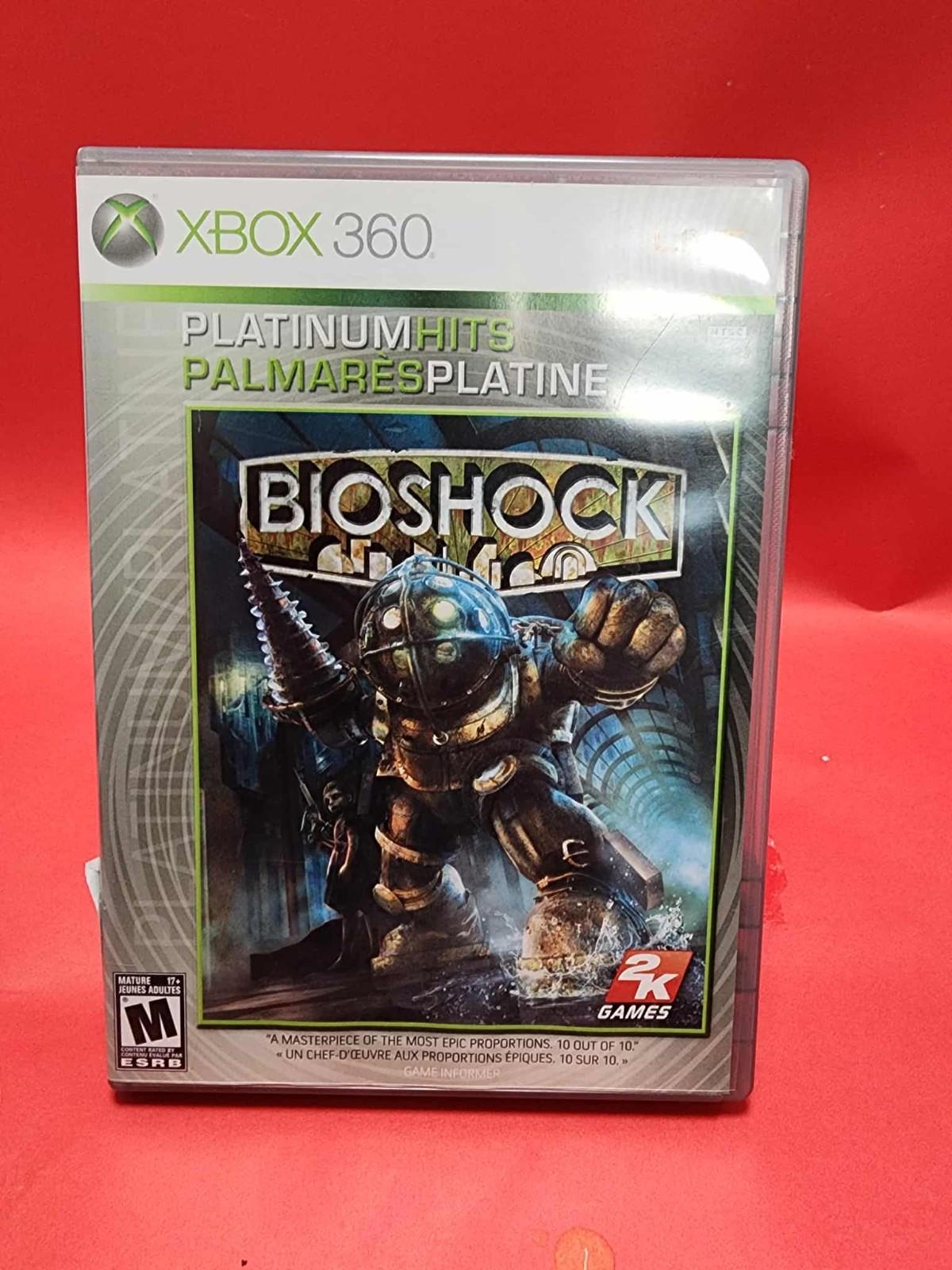 BioShock (Microsoft Xbox 360, 2007 2K) like new no manual