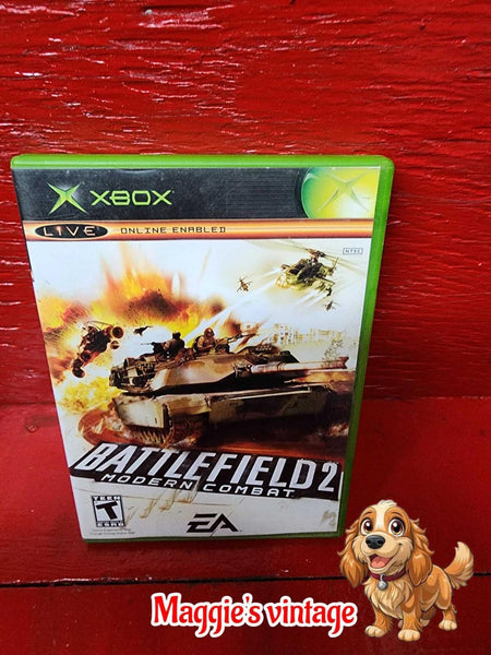 Battlefield 2: Modern Combat - Microsoft Xbox -  NO MANUAL *DISC LIKE NEW*