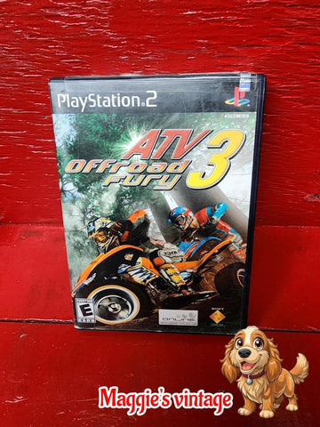 ATV Offroad Fury 3 (Sony PlayStation 2, 2004) PS2 NO MANUAL DISC LIKE NEW