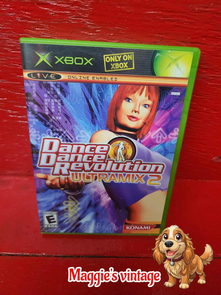 Dance Dance Revolution Ultramix 2 XBOX *CIB DISC LIKE NEW*