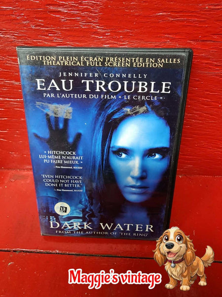 Dark Water (Jennifer Connelly) Eau Trouble - DVD - * BILINGUE  DISC LIKE NEW*