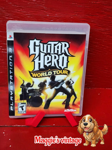 Guitar Hero: World Tour PS3 - Playstation 3 (2008) *CIB DISC LIKE NEW*