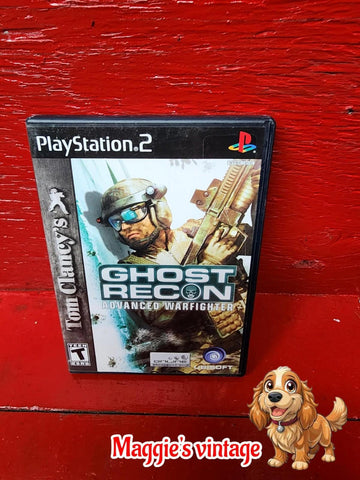 Tom Clancy's Ghost Recon Advance Warfighter  Playstation 2 *CIB DISC LIKE NEW