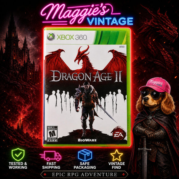 Dragon Age II (Microsoft Xbox 360, 2011)  NO MANUAL DISC LIKE NEW