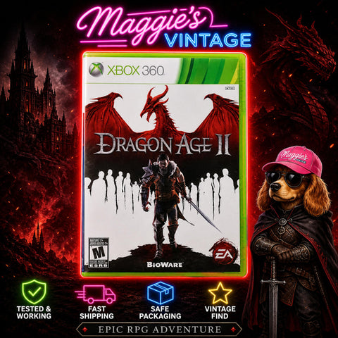 Dragon Age II (Microsoft Xbox 360, 2011)  NO MANUAL DISC LIKE NEW
