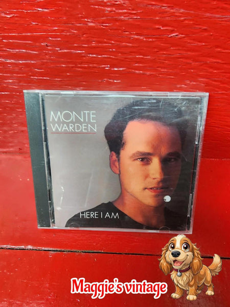 Monte Warden + CD + Here I am (1995, NL) *DISC LIKE NEW *