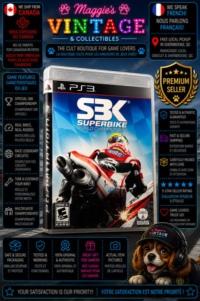 S3K Superbike World Championship - PlayStation 3 PS3 NO MANUAL DISC LIKE NEW