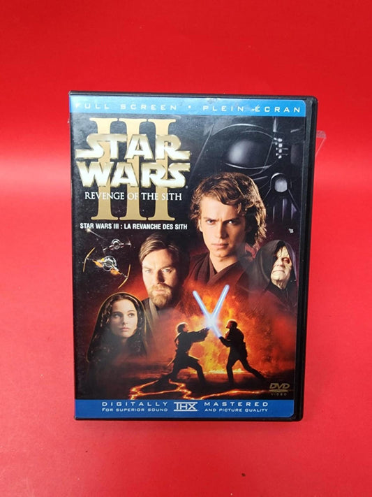 Star Wars 3: Revenge of the Sith DVD  **BILINGUE LIKE NEW**