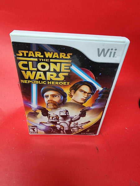 Star Wars The Clone Wars Republic Heroes [WII] NO MANUAL DISC LIKE NEW
