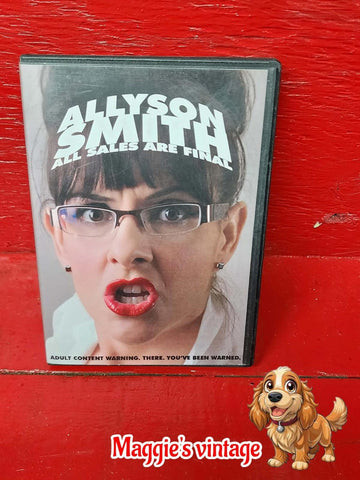 all sales are final allyson smith dvd disc like new!