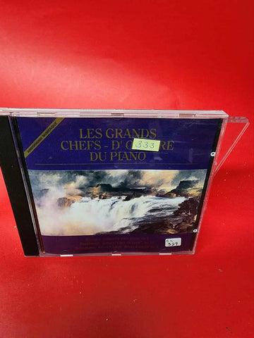 les grands chefs d oeuvre du piano           -  Cd *like new*