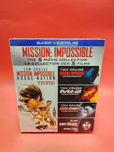 Mission: Impossible The 5 Movie Collection (2015) * BILINGUE LIKE NEW*